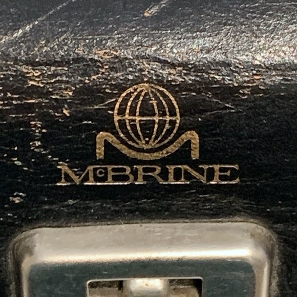 Vintage 50’s / 60’s McBrine Leather Top Frame Locking Doctor’s Bag  Brief Case - Picture 5 of 15